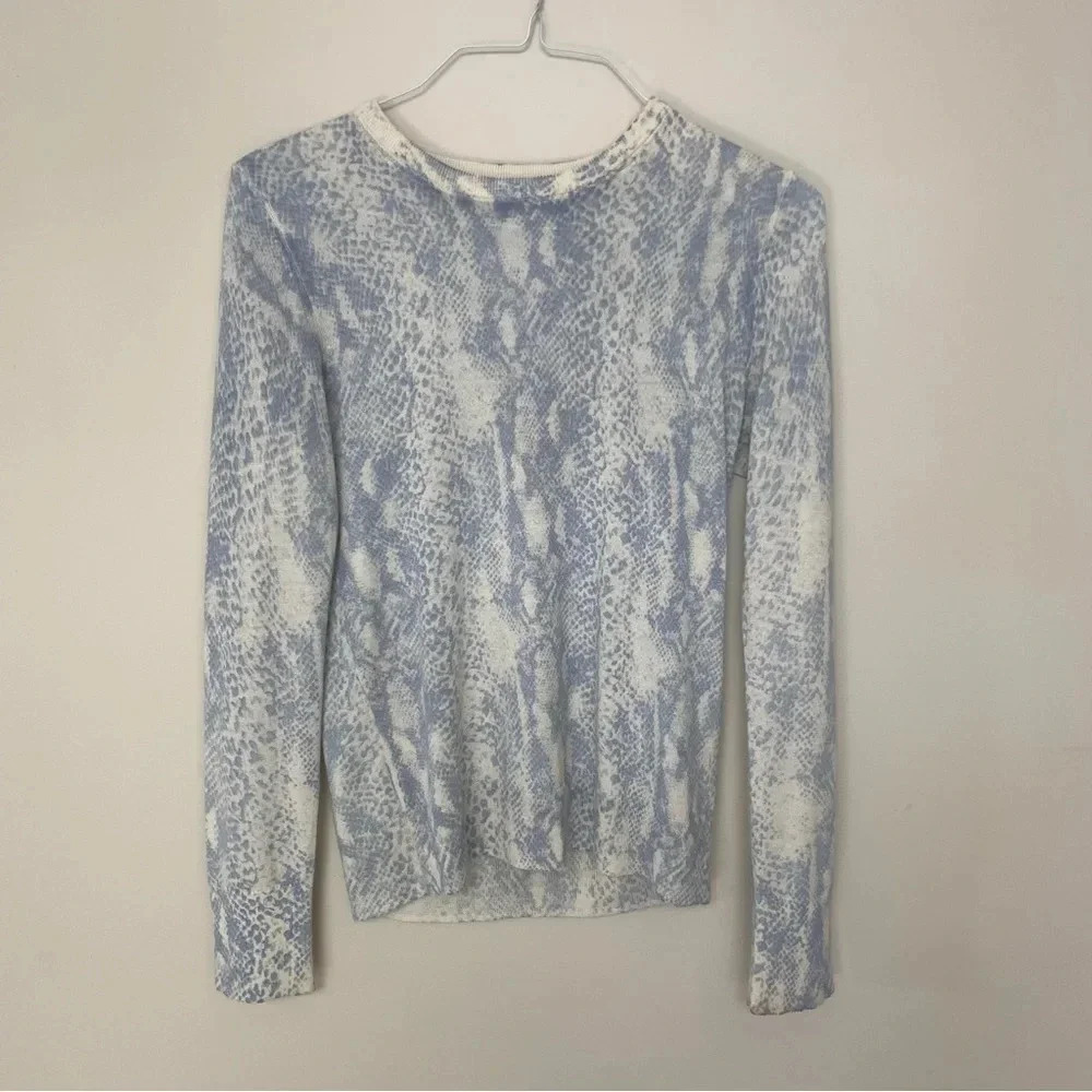 Equipment  snake cashmere silk sweater S